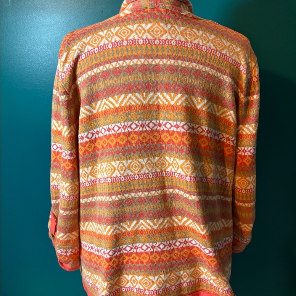 Hearts of Palm Women’s Patterned Sweater Cardigan - Picture 3 of 5